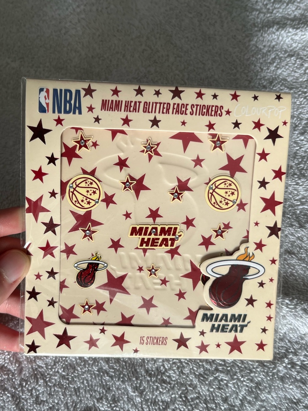 Miami Heat Glitter Face Stickers by ColourPop